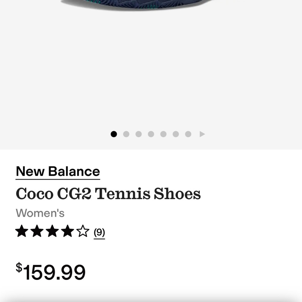 New Balance Coco CG2 Tennis Shoes - Size W 8w / M 6.5W (very lightly used) - Picture 4 of 5